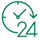24 hours icon